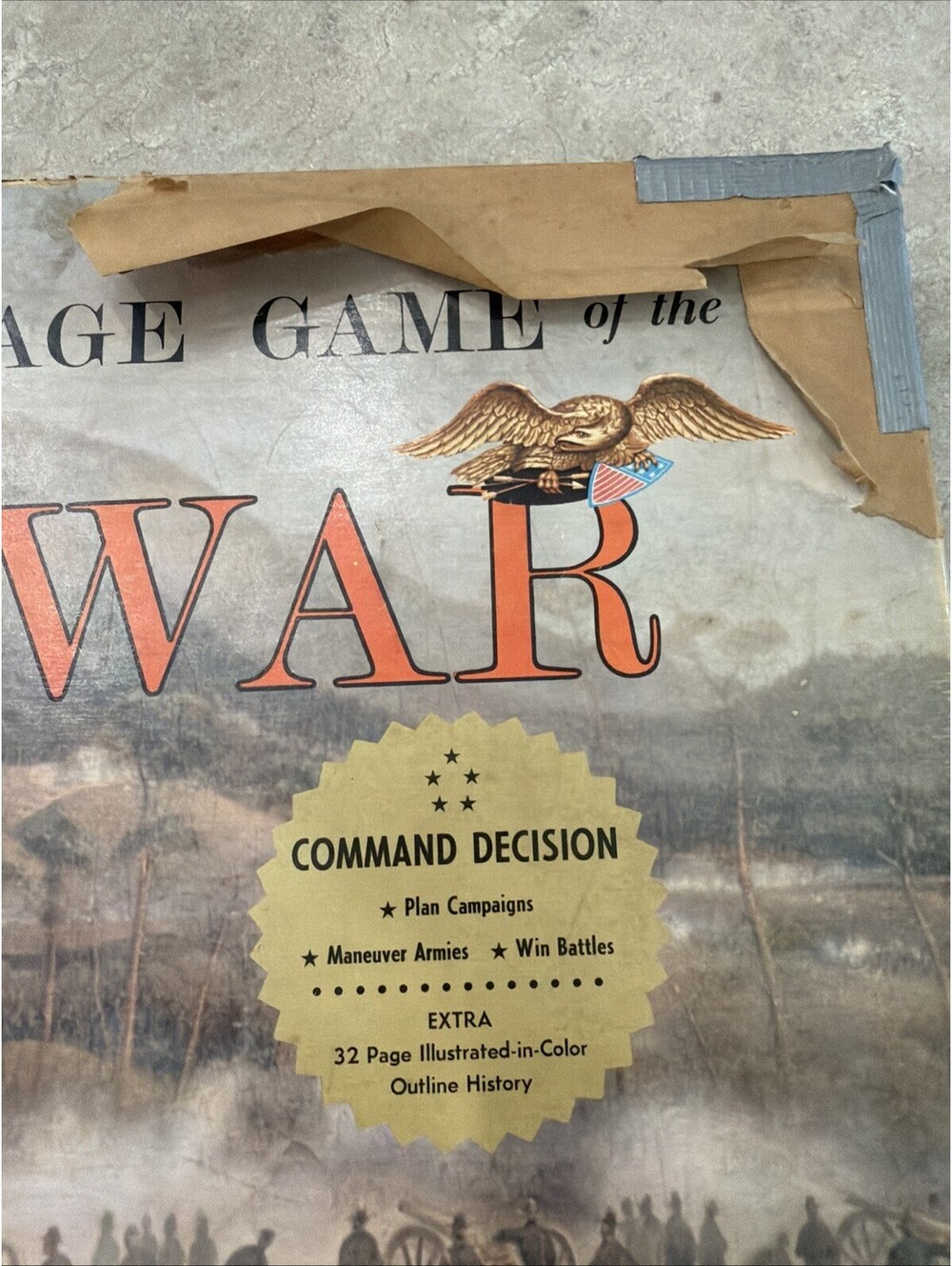 Vintage 1961 American Heritage Board Game The Civil War Milton Bradley Complete - Picture 8 of 10